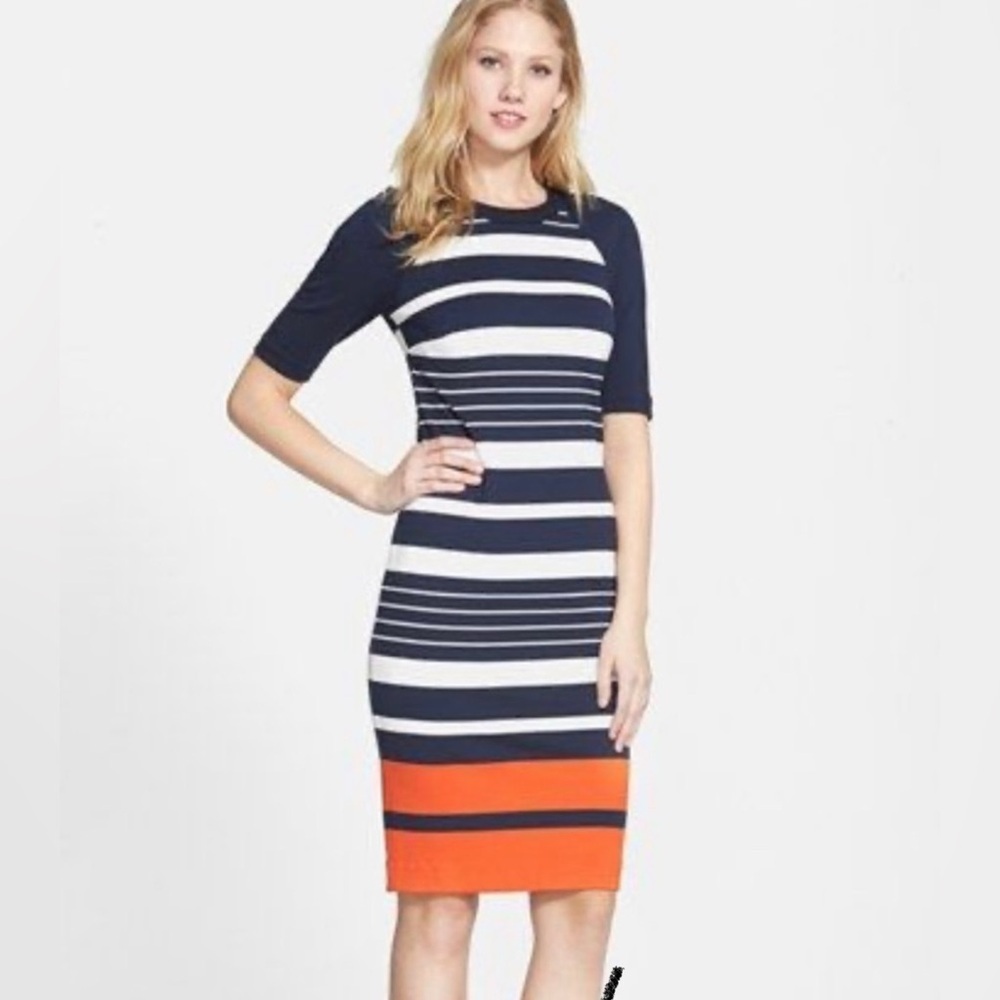 Michael Kors helsinki stripe dress 4
